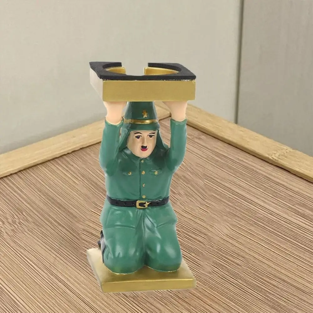 

Simulated Funny Expressions Figurine Sensory Toy Model Kneel Down Resin Statue Ornaments Crafts Spoof Tray Stand