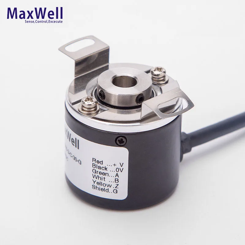 جهاز تشفير دوار بعمود مجوف عالي الدقة IP67 مقاوم للماء للأتمتة الصناعية