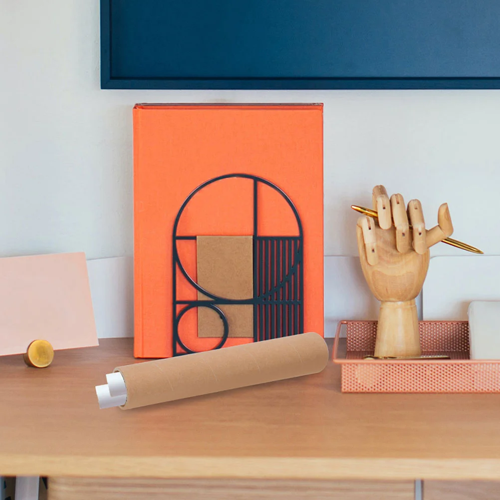 Poster Mailing Tube Com Caps, Artwork Storage Tube, Carregando Tube, 2pcs