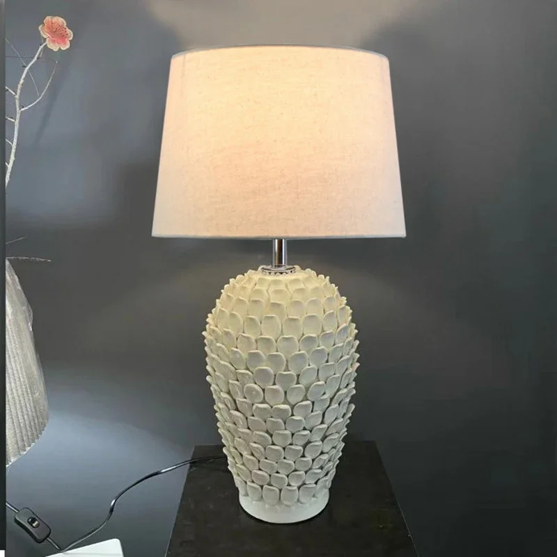 RONIN Contemporary CeramicTable Lamp Luxury Creativity Living Room Bedroom Study Hotel Engineering Desk Light