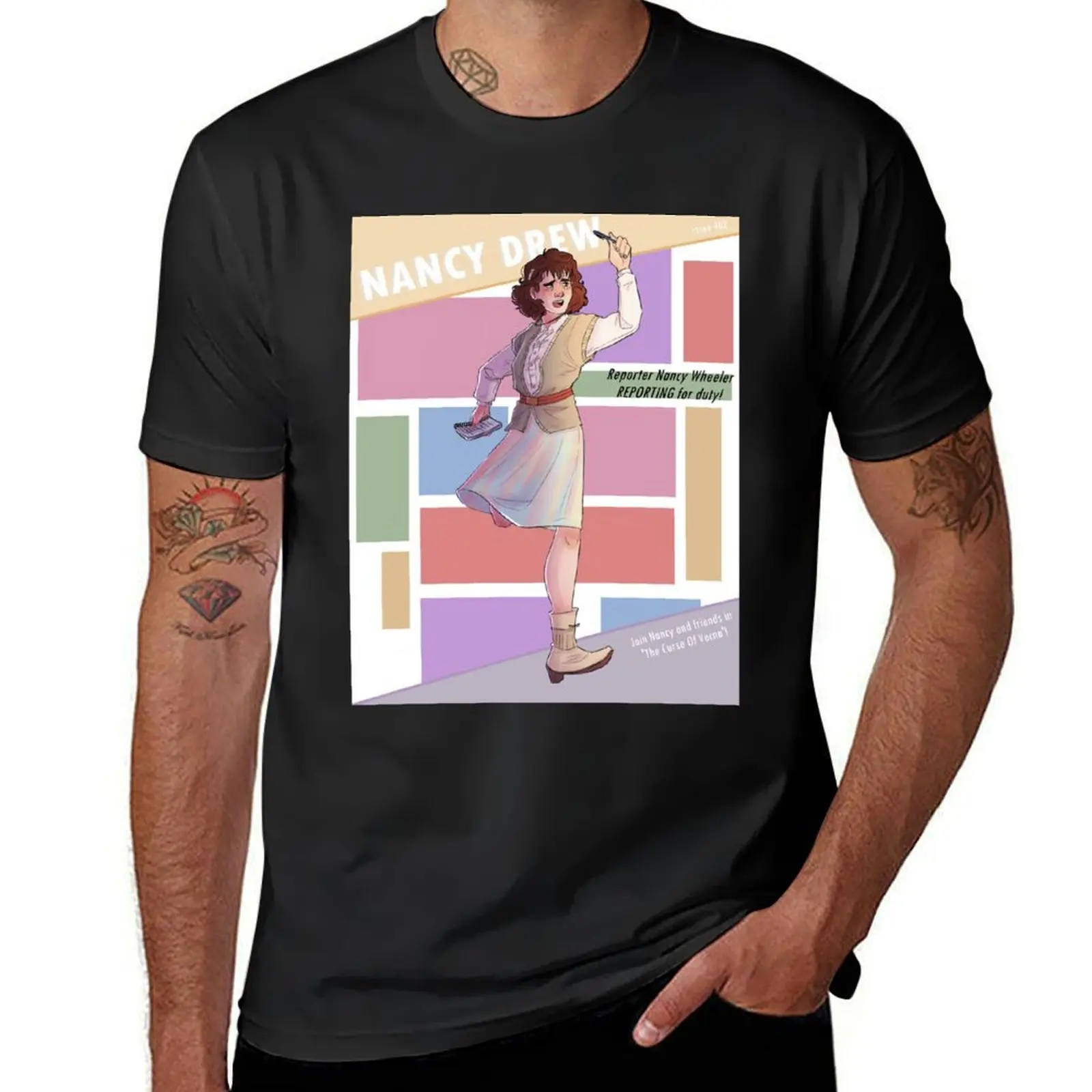 Reporter Nancy T-Shirt aesthetic clothes summer top funnys graphics plain black t shirts men