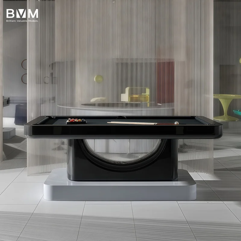 Luxury Carbon Fiber Pool Table, 8ft Standard Size, High-End Billiard Table for Home Use, Modern Design, Professional Quality