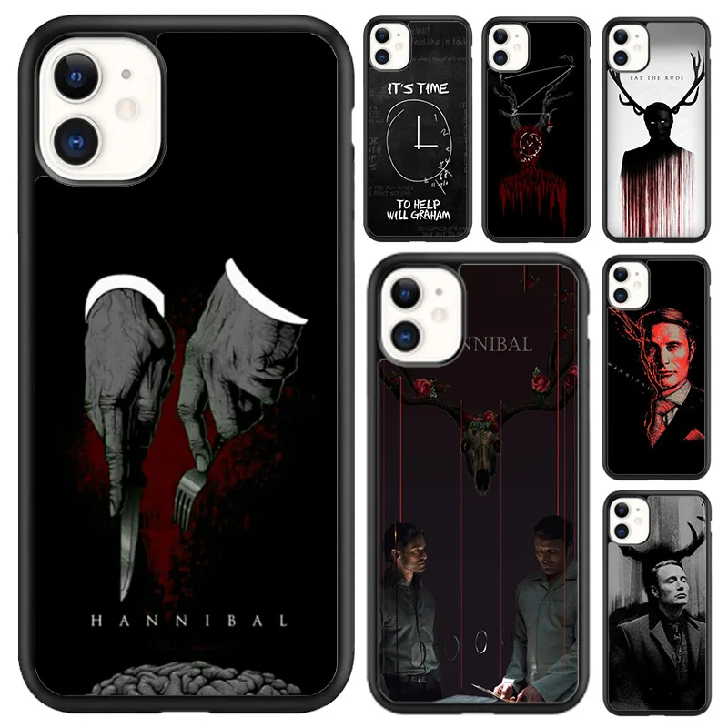 Hannibal Phone Case For iPhone 16 15 14 plus XR XS 11 12 13 pro max Shell Cover coque