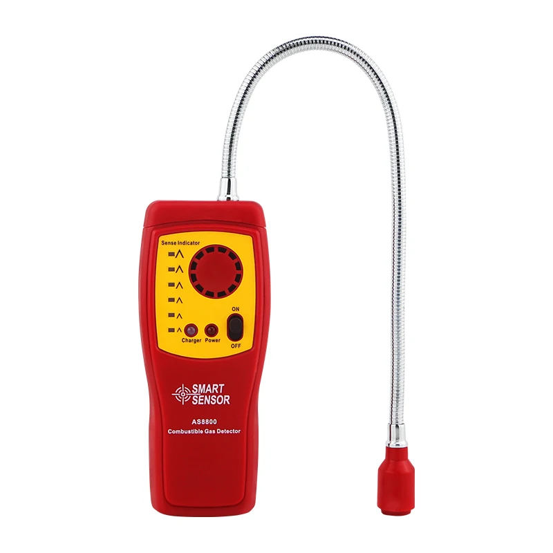 

Combustible Natural Gas Detector Detector Digital LCD Gas LeakLocation Determine AnalyzerRechargeable Battery Smart Tester