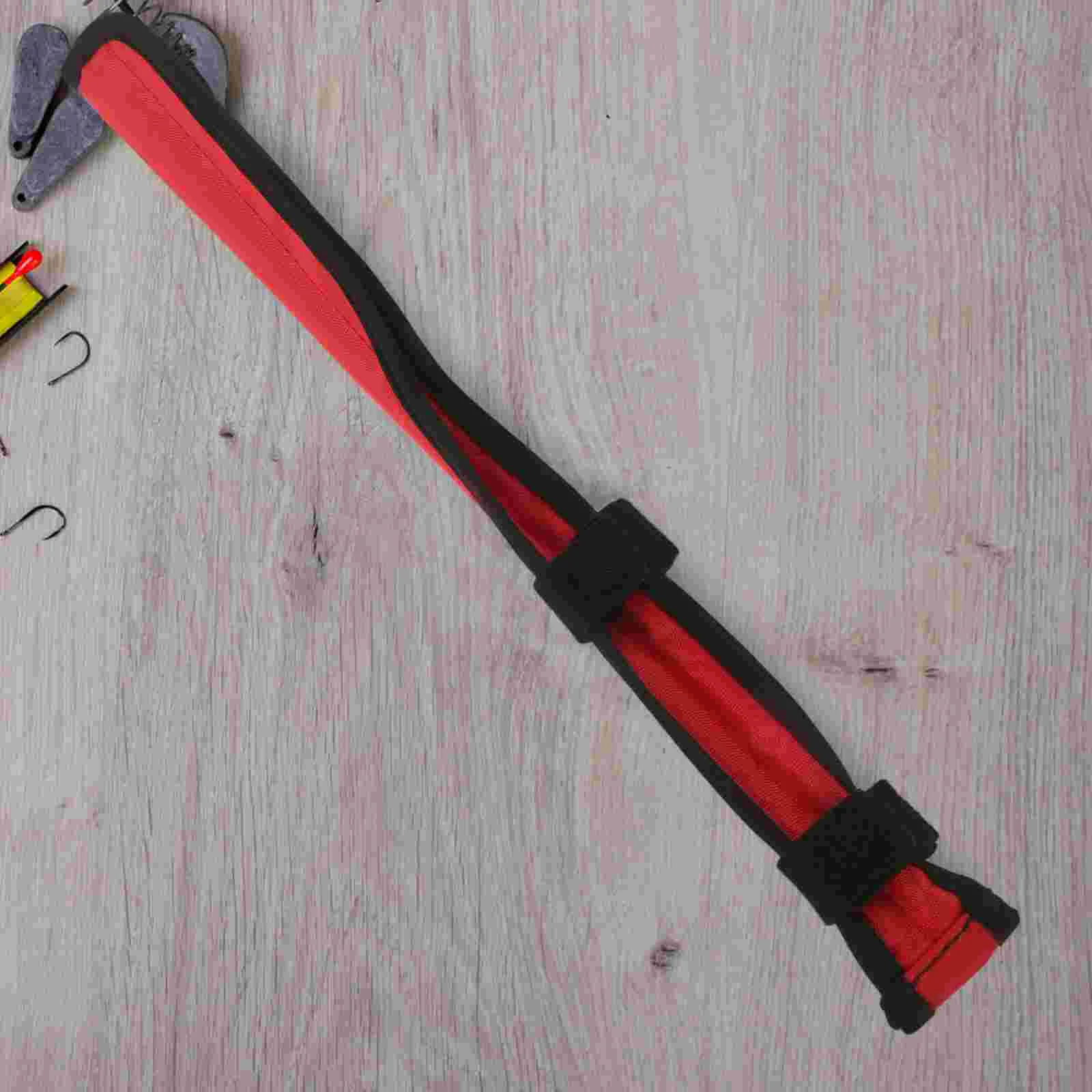 Lure Rod Protector Fishing Pole Tip Sleeve Holder Tie Guard Storage Bag Polyester Cover Tips Adjustable