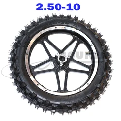 2.50-10 Tire Front And Rear Wheel Hub 10 Inch Cross Country Motorcycle  43-49cc Apollo  Pit Bike