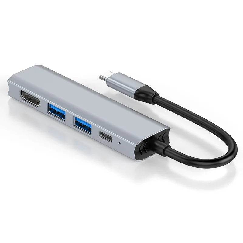 Hub Dock di tipo c + usb3.0 + usb2.0 + pd quattro In uno Hub 4k è applicabile all'adattatore per Laptop della Docking Station Usb Apple Macbook