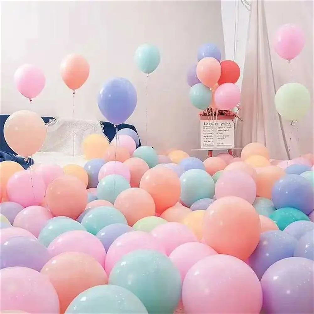 

50pcs 5inch Macarons Latex Balloons Pastel Candy Wedding Party Birthday Decoration Balloons Baby Shower Decor Air Globos