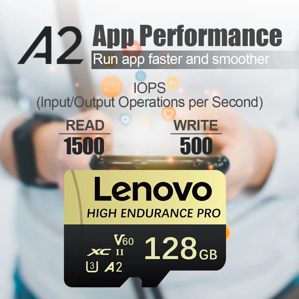 Lenovo SD Memory Card 2TB 1TB Class 10 High Speed Micro TF Card 1TB 512GB For Nintendo Switch PC Smart phone SD Card 128GB 256GB