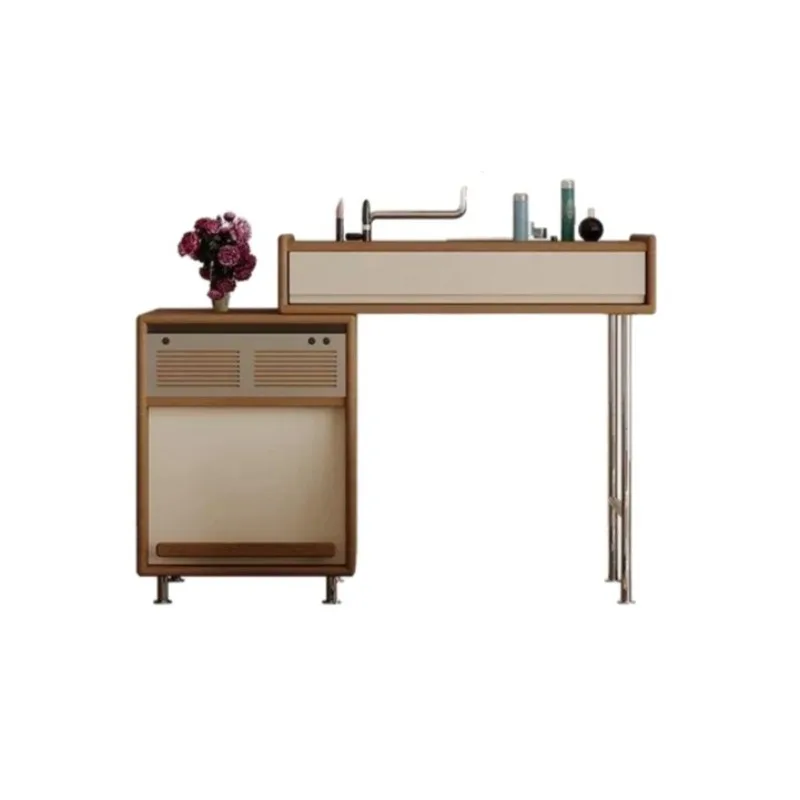 French dresser, chest, retro style room retractable storage integrated makeup table