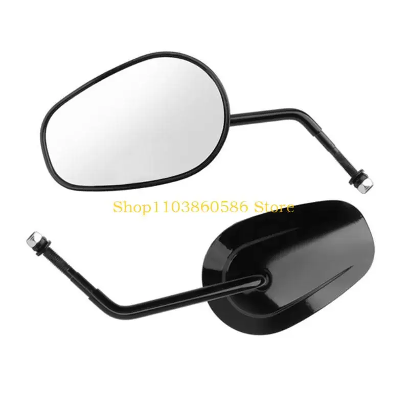 242A Motocycle Black Rearview Glass For Davidson 1982-2023 Road FLTRX Fairing Mount Side Glass