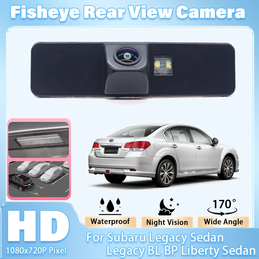 Car Rear View Camera For Subaru Legacy Sedan Legacy BL BP Liberty Sedan Full HD Night Vision Reverse Parking Camera Waterproof