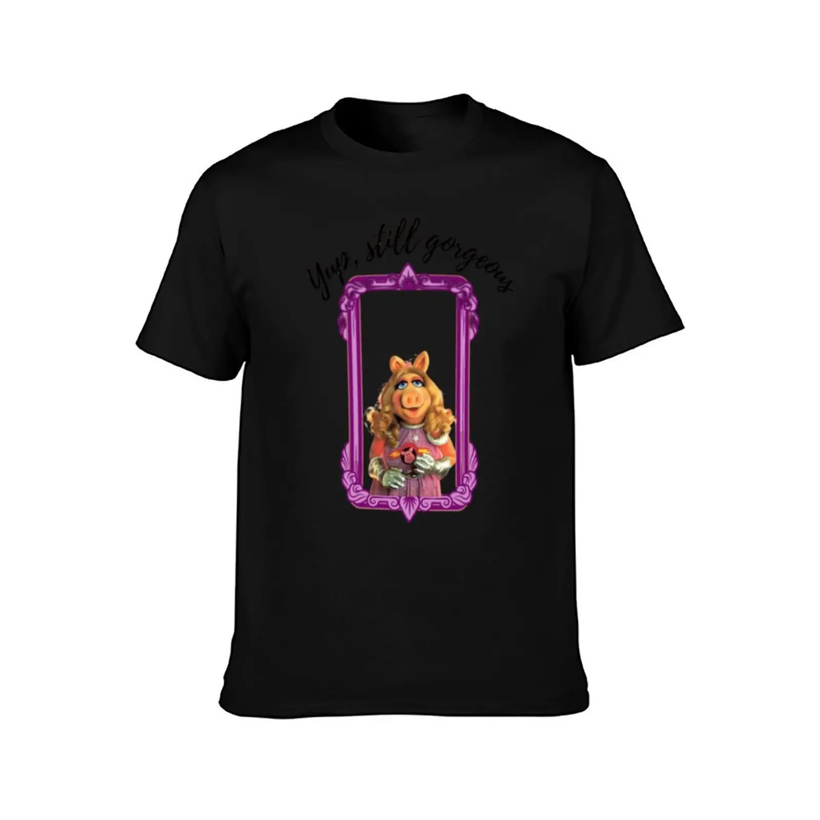 Miss Piggy funny quote T-Shirt aesthetic clothes customs design your own graphics sublime mens clothing