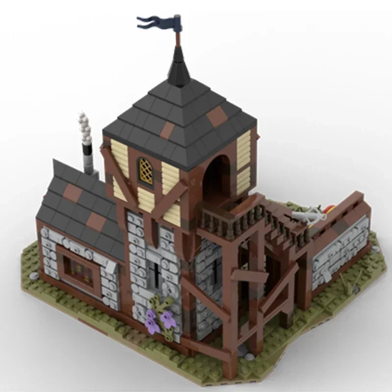 Klocki konstrukcyjne Moc Łuczniczy Poligon Starożytnego Wieku Klocki Techniczne DIY Zestaw do Składania Zabawka Konstrukcyjna dla Dzieci Prezent Świąteczny