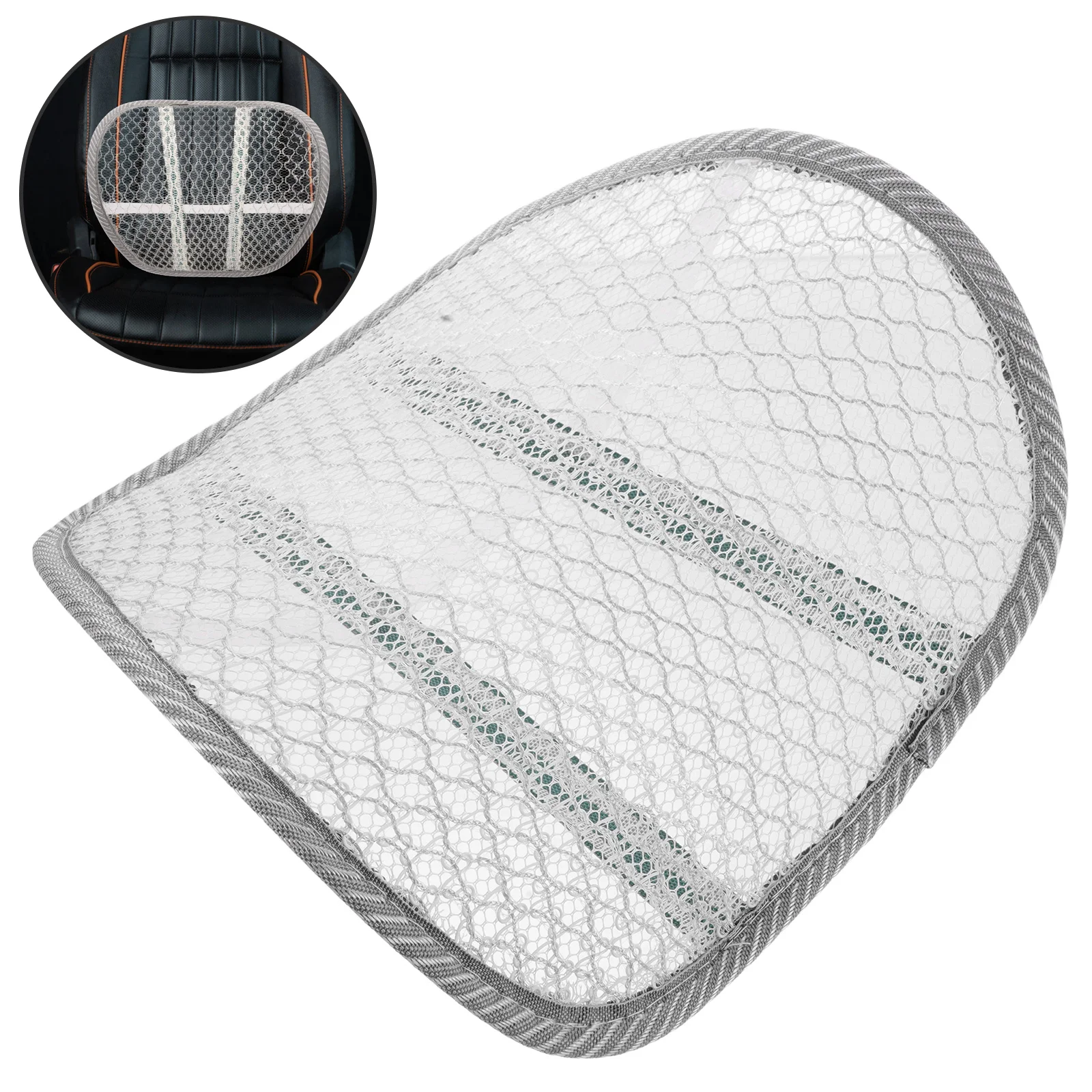 

Car Seat Lumbar Pad Breathable Mesh Backrest Cushion Ergonomic Support for Driving Office Chair Lumbar Pillow Chair Back Support
