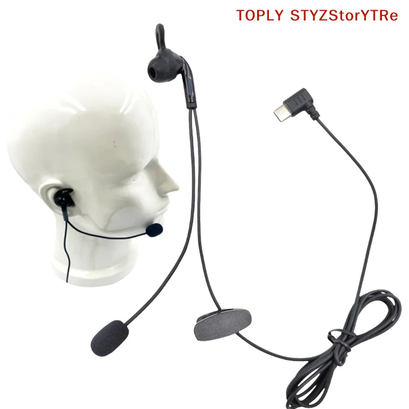 Single Pack of V6 Pro V4C Plus Q8 F6 V7 Judge In-Ear Referee Earphones with Intercom Feature, Type-C USB-C Interface