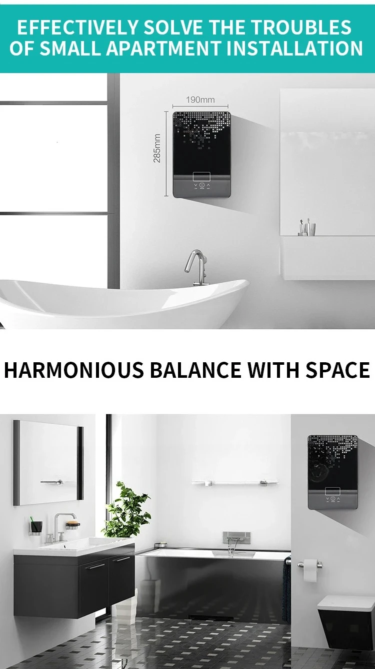 Electric Water Heater Instant Tankless Water Heater Bathroom Shower Multi-purpose Household Hot-Water Heater