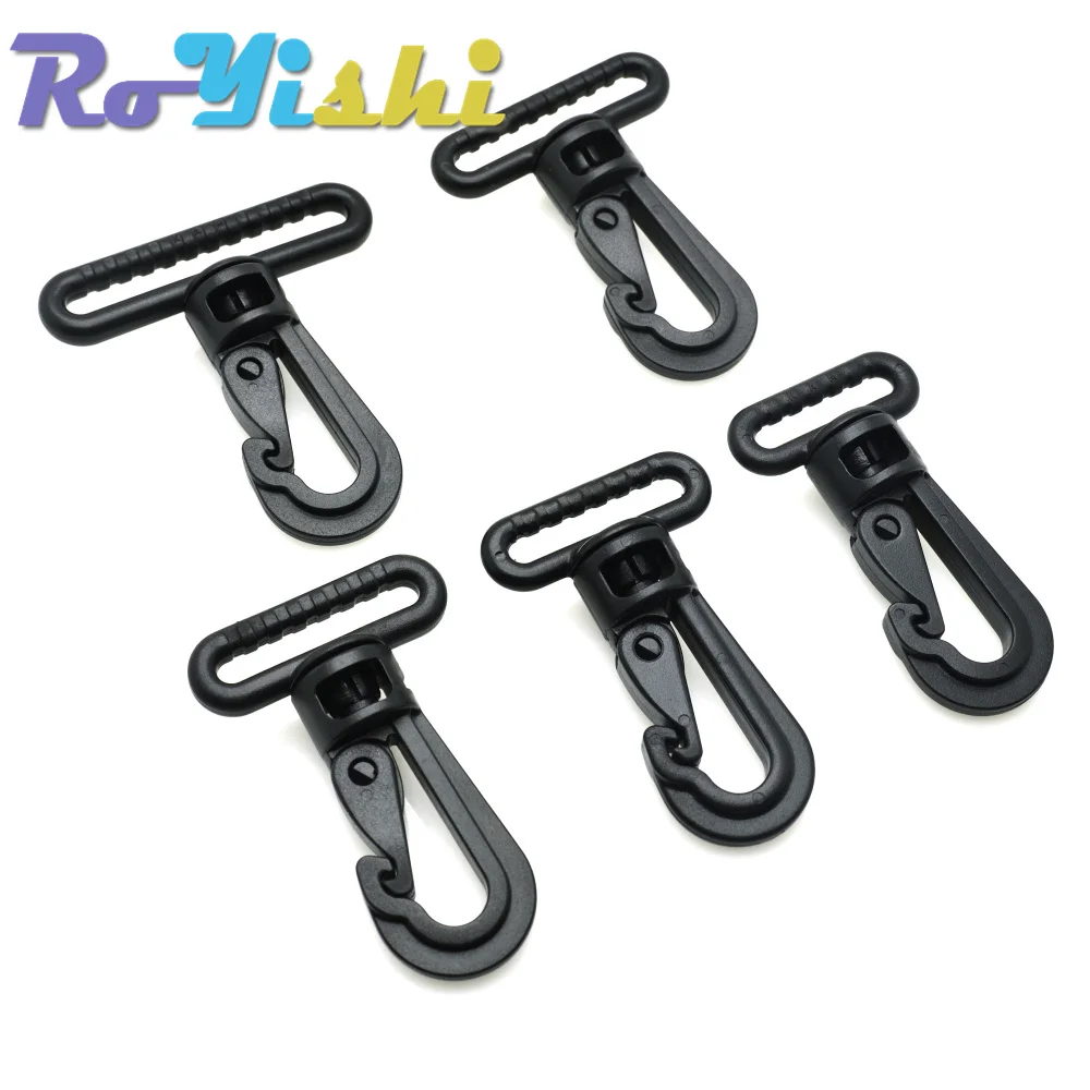 Plastic Swivel Snap Hooks Buckle for Backpack Belt Straps Briefcase Strap Clasp Garment