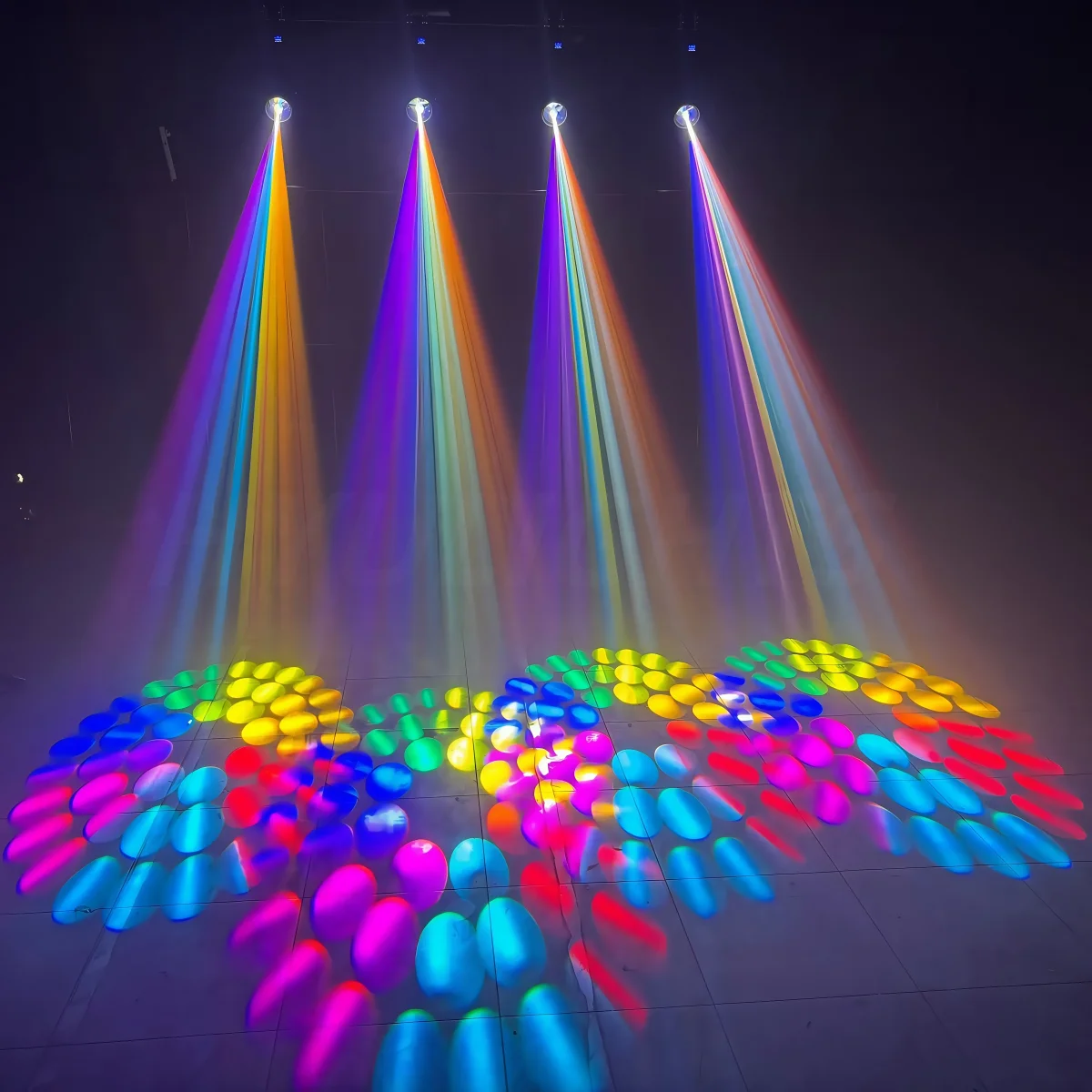300W 빔 이동 헤드 조명 48 회전 프리즘 13 색 14 Gobos 레인보우 효과 샤피 빔 워시 스트로브 DJ DMX512 무대 조명