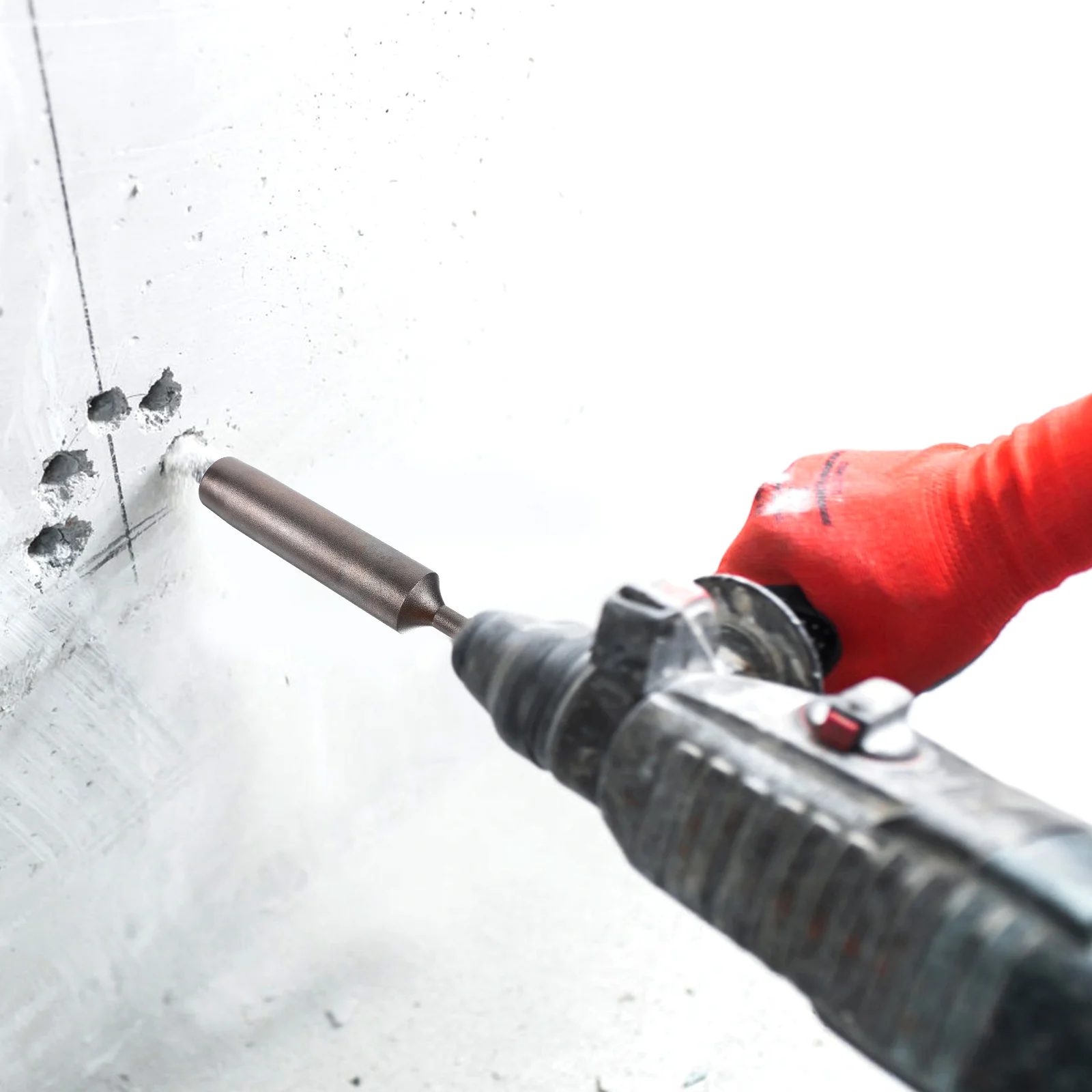 

Pile Hammer Drill Chisel Bit Ground Rod Driver Impact for Grounding Electric Rotary Handle Bits Compact Compatible with