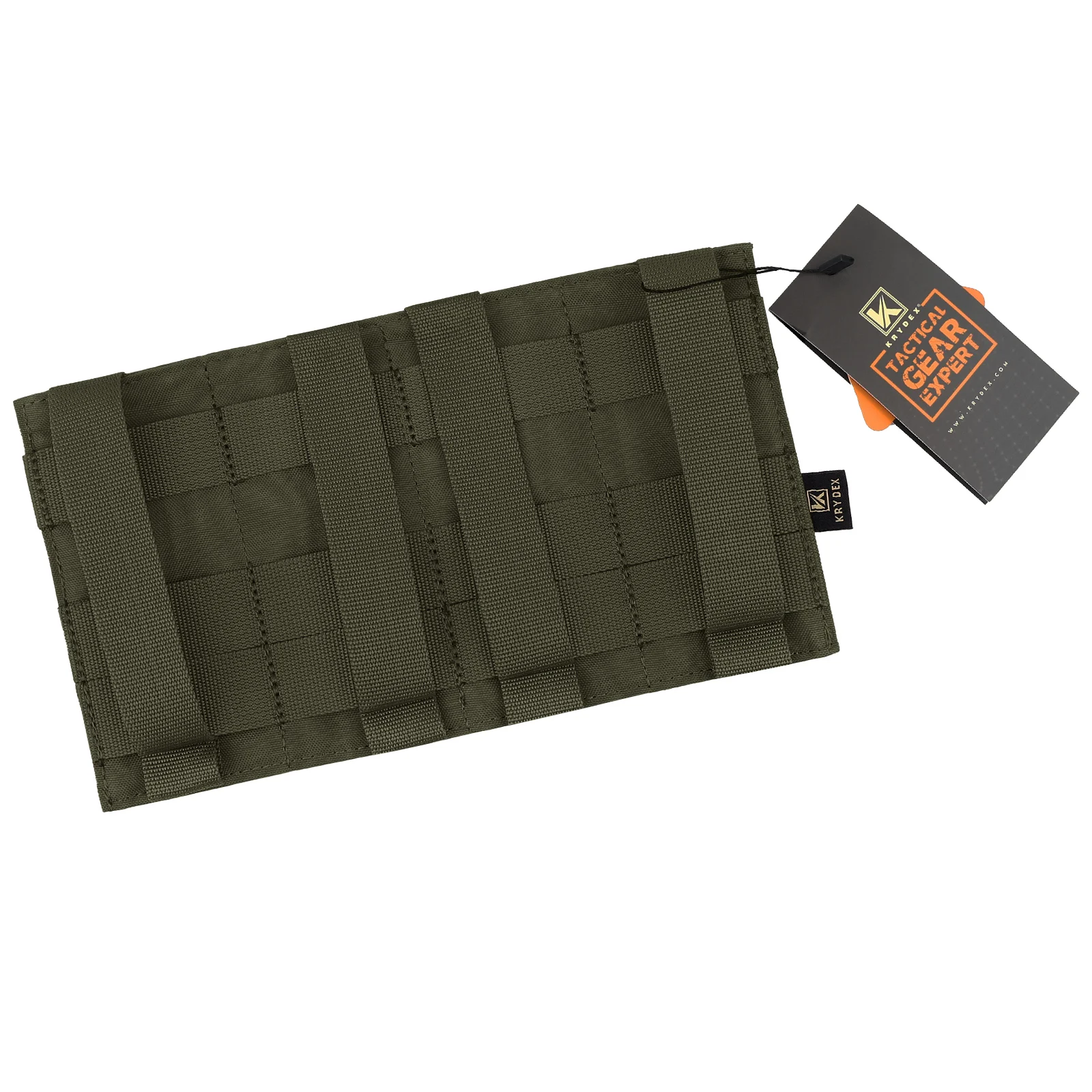 KRYDEX Quadruple Elastic Open Top SMG Magazine Pouch MOLLE Tactical MP5/ MP7 / Kriss Mag Pouch Holder Hunting Vest Accessories