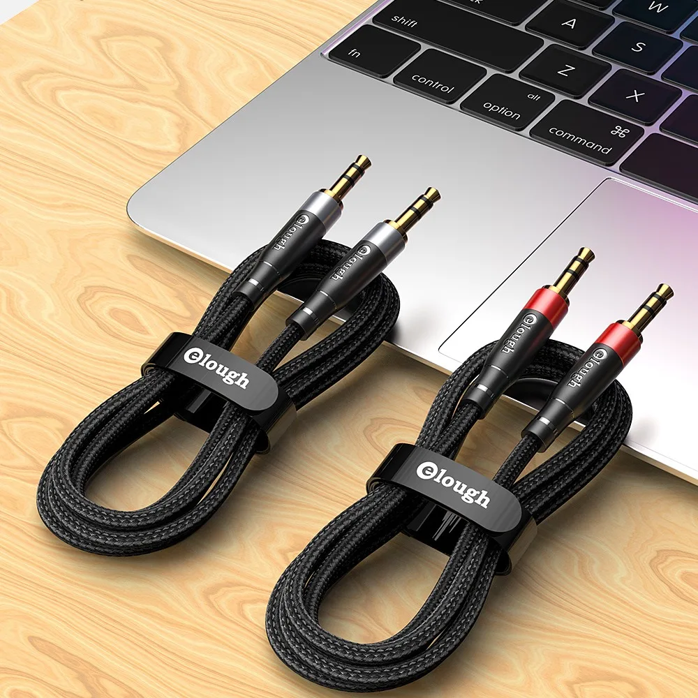 3.5mm Jack Elough Male To Male Audio Cable AUX Adapter Cable Male To Male Elough AUX Cable 3.5-3.5 Elough Speaker Hi-Fi