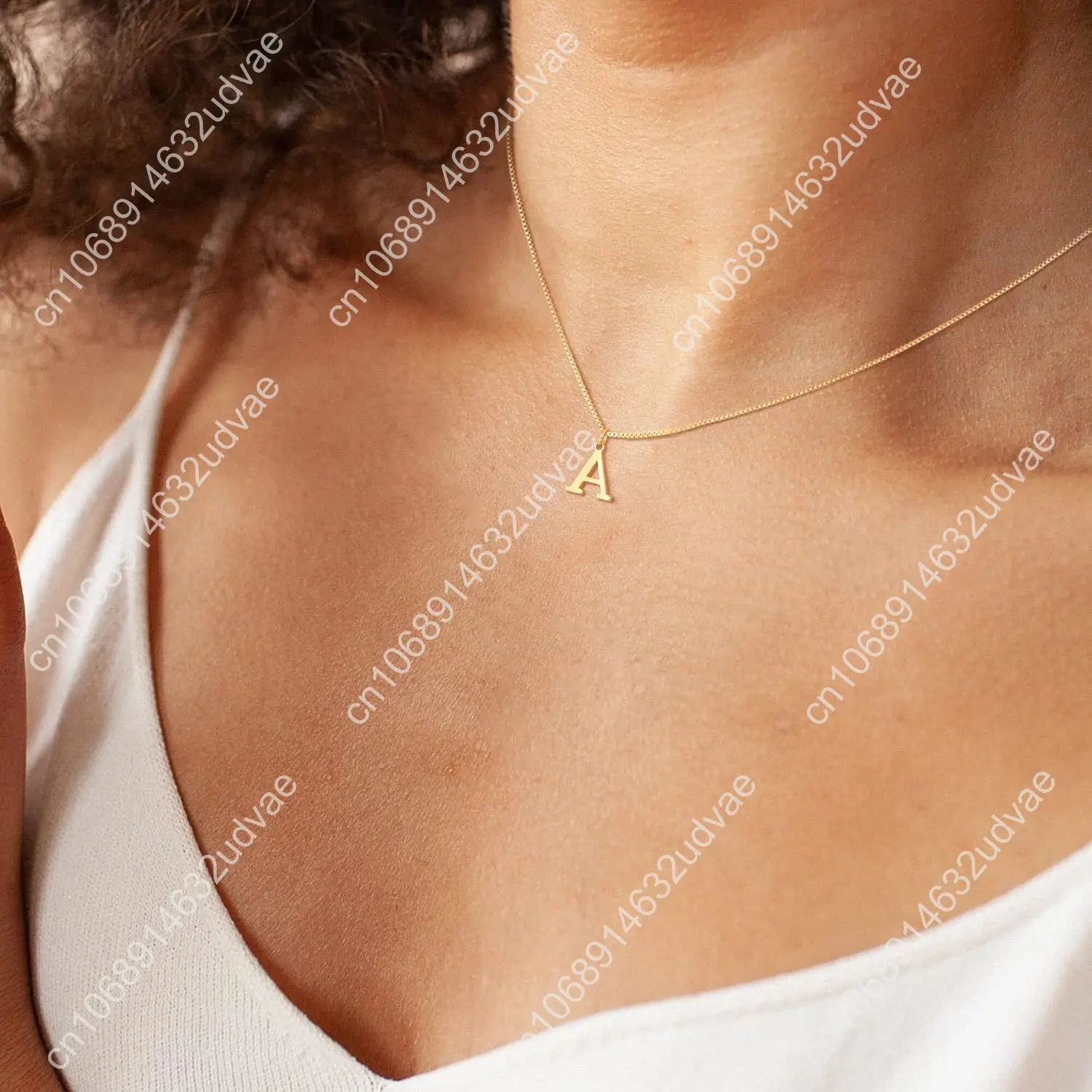 Золотые ожерелья Foxgirl с инициалами для женщин, изящное ожерелье с золотыми буквами, крошечное колье с подвеской A-Z, модное милое персонализированное ожерелье