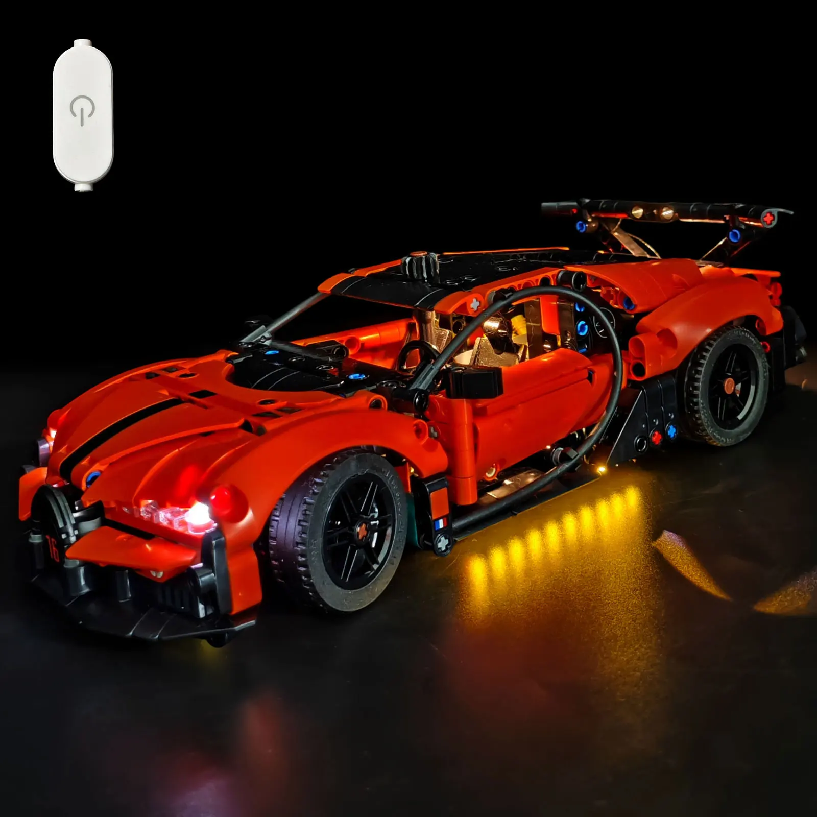 LYBMTWF LED Lighting Kit Compatible with Lego 42222 sports car Model (NOT Include The Buliding Blocks)