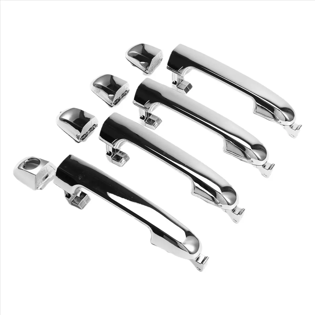 #49R (Chrome-Plated Silver)4 Pcs Exterior Door Handle Chrome for Kia Forte Koup CERATO,Automotive Parts & Accessories