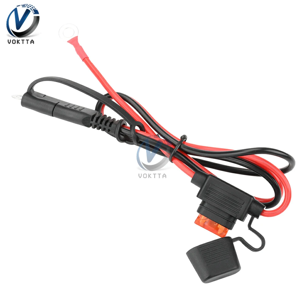 16AWG SAE Kabel Ekstensi Adaptor Kabel Rilis Cepat Kabel Surya SAE Ke Konektor O-ring untuk Pengisi Daya Baterai Catu Daya Utama