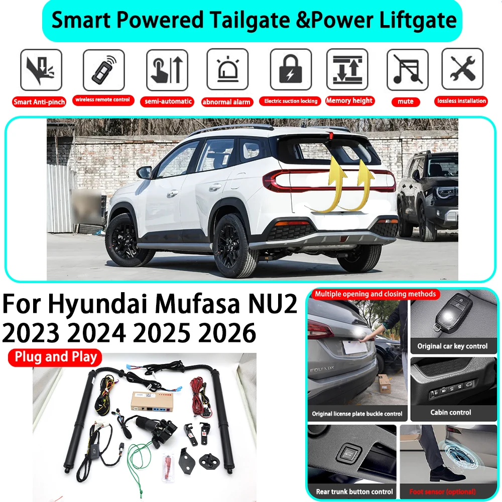 

﻿for Hyundai Mufasa NU2 2023 2024 2025 2026 OEM Smart Automatic Powered Tailgate Electric Power Tailgate Lift Kit Key Close