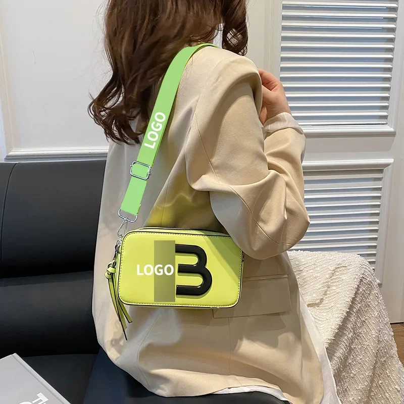 2024 Spring and Summer New Style Fashion Letter Shoulder Crossbody Bag Women’s Personalized Korean Style Camera Bag