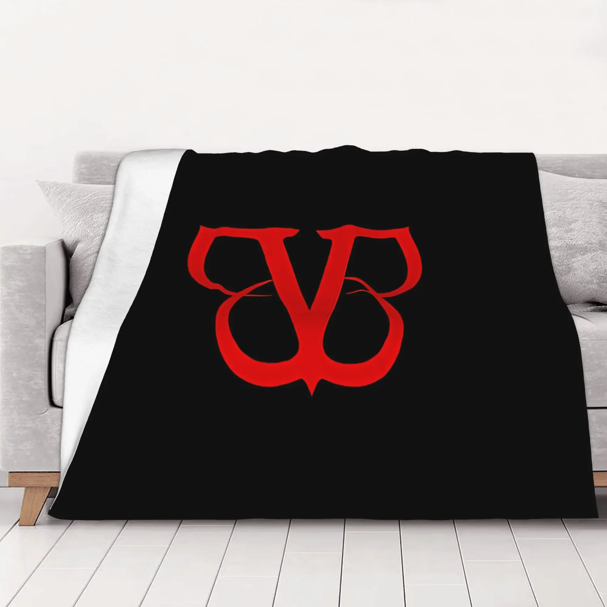 1PC home Cute Room Decor Classic Blanket Throw Blanket B-Black veil brides Novelty Warm Blanket All Season