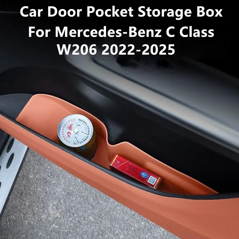 

Car Door Groove Storage Box Organize and store the car door storage box For Mercedes-Benz C Class W206 2022-2025