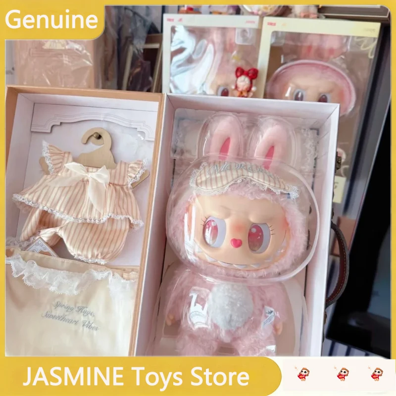 Genuine POPMART Wake Up Spring Series MOKOKO Vinyl Plush Doll Gift Box Labubu Collectibles Room Decoration Girl Special Gifts