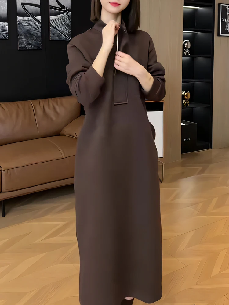 

Casual Long Sve Sweatirt Dr Women's Sle Autumn Faion Design Sense Youthful Korean Version Loose Fit G60534