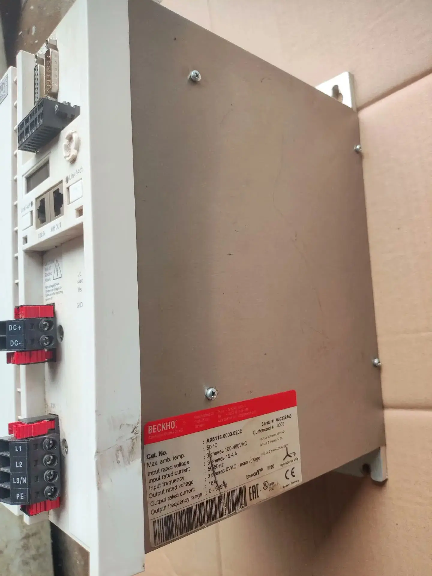 AX5118-0000-0202 Сервопривод для Beckhoff