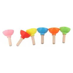 Mini Tiny Plunger Magic Close-Up Inspired Looking Toilet Shape Phone Holder Mentalism Magic Props Toilet Sucker Stand Beginners