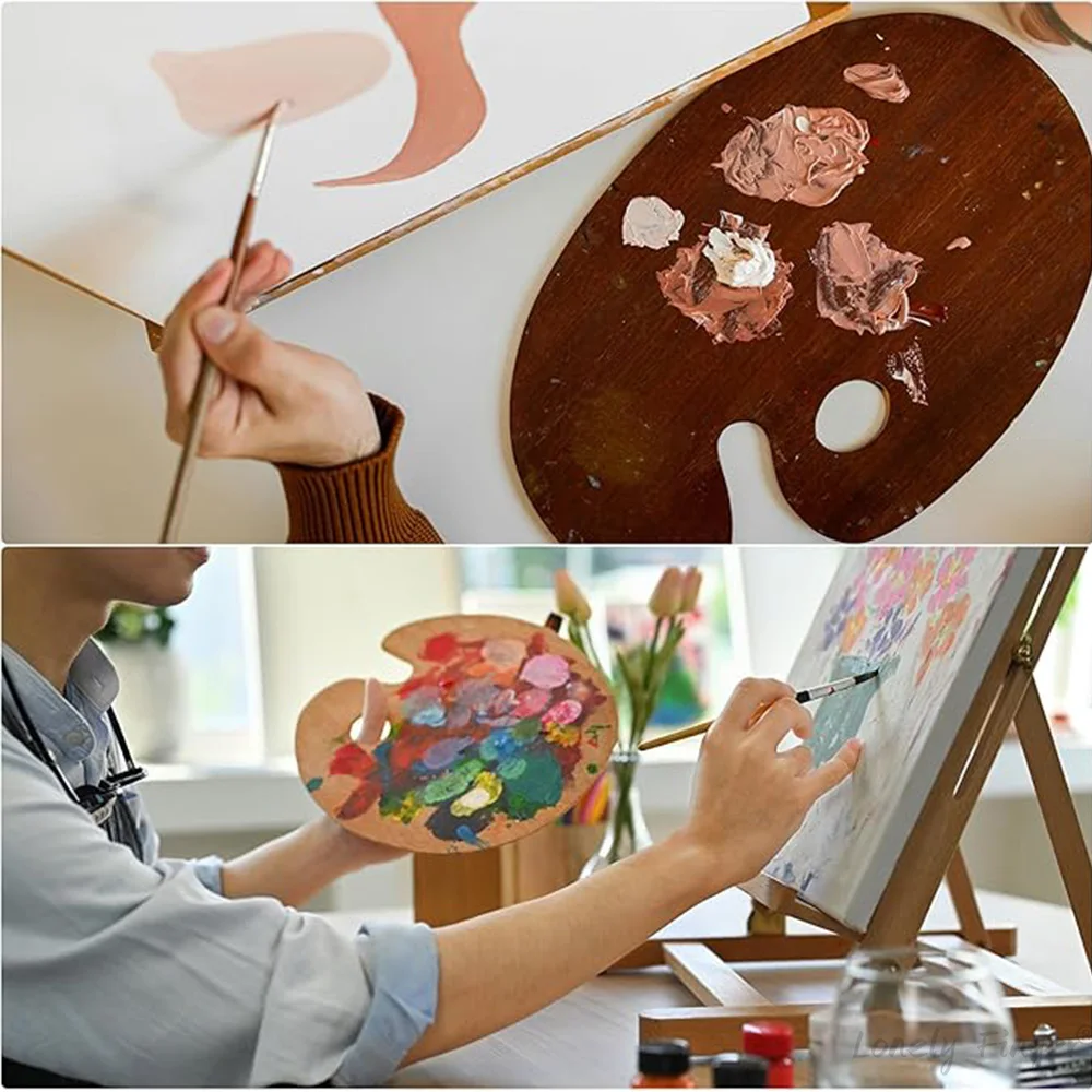 لوحة ألوان مائية فارغة، علبة ألوان مائية معدنية مع 14 نصف مقالي مع صندوق طلاء بغطاء للرسم الزيتي للسفر