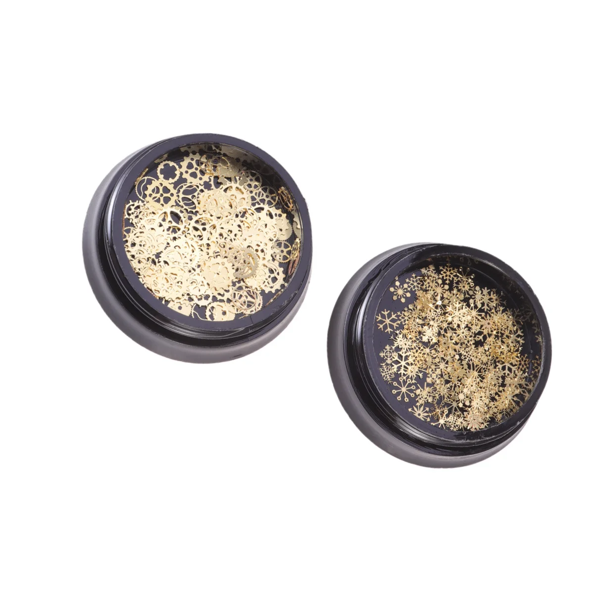 2 Cases Nail Patch Gold Foil Nail Decals Stickers Creative Manicure Art Designs for Ladies Women Holiday Party Nails