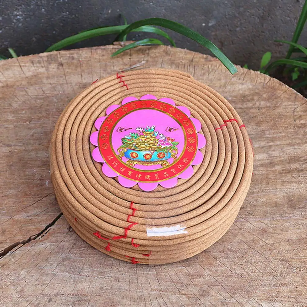 Indoor Incense Coil Long-lasting Natural Citronella Incense Coil for Indoor Outdoor Use Ideal for Camping Repelling Mosquitoes