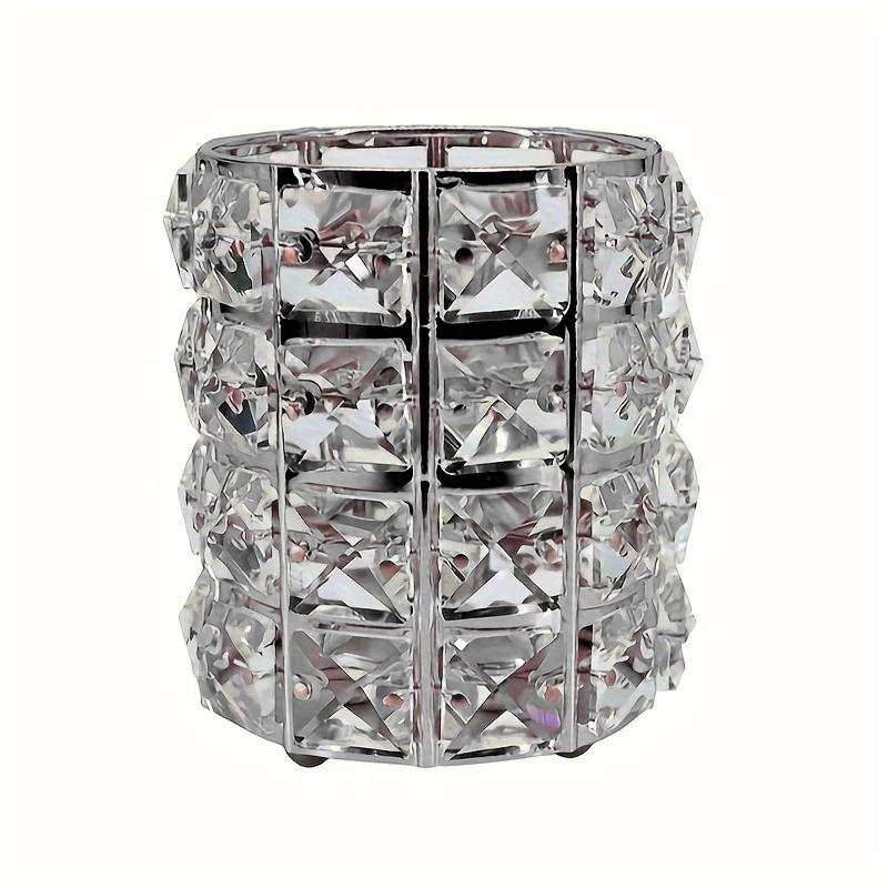 New crystal brush holder European style crystal pen holder makeup brush storage crystal bucket dressing table crystal makeup bru