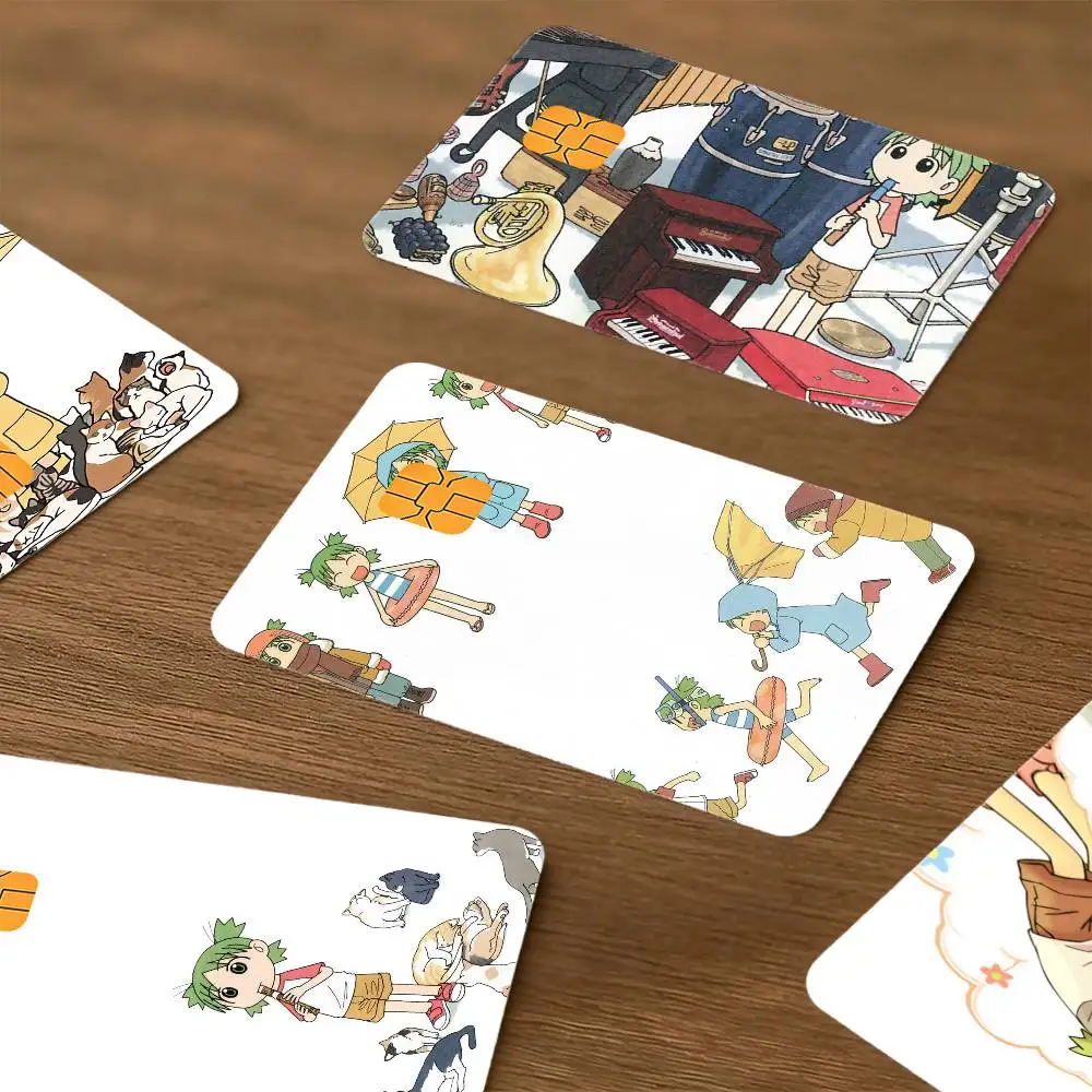 Y-Yotsuba-A Cute K-Koiwai ANIME Bank Card Sticker Film Skin Cover for Debit Credit Bank Card Ultra-Thin and Fade-Resistant