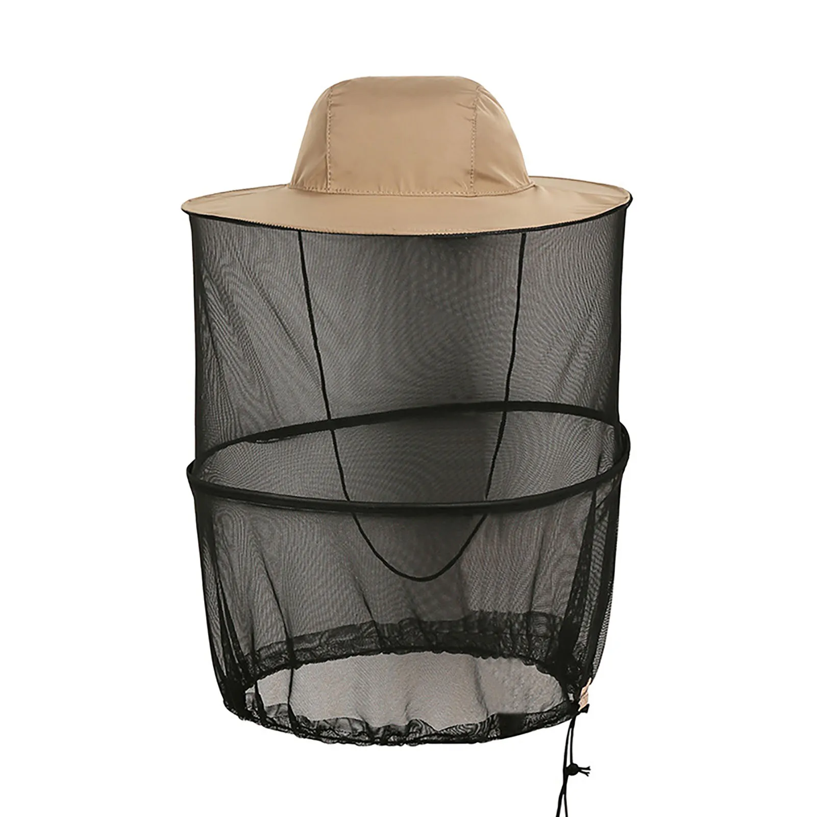 

Mosquito Head Net Hat Outdoors Bucket Hat with Hidden Net Mesh for Gardening Fishing Camping