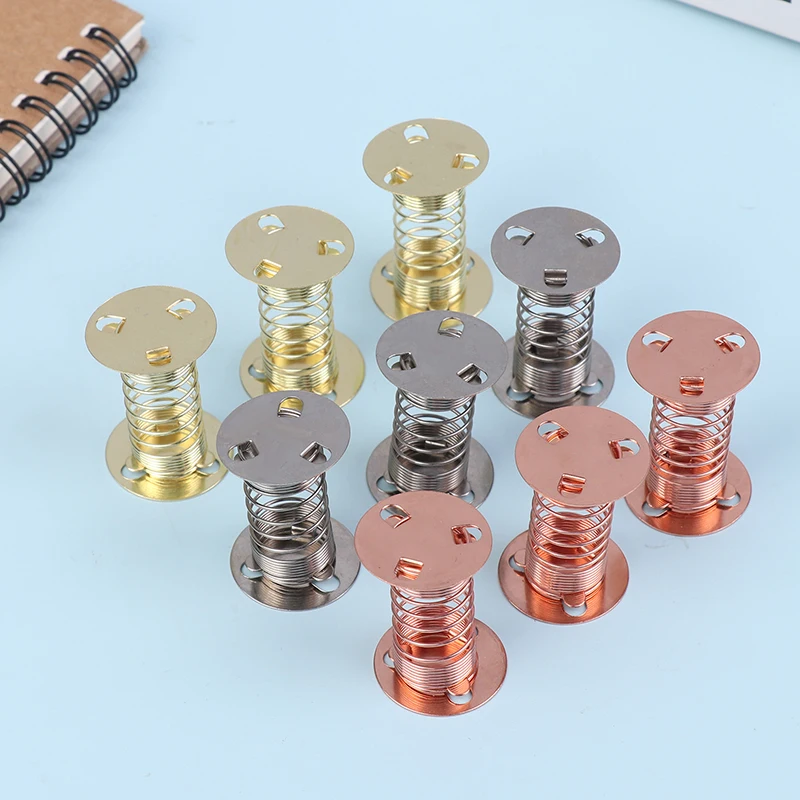 5Pcs Dancing Toy Double-sided Spring Base Car Dashboard Spring Shaking Head Spring Base For Crafting DIY Accessories