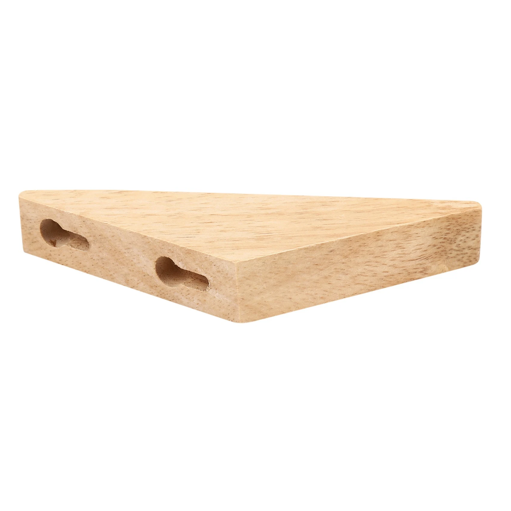 Exquisite-16Pcs Natural Wood Clothes Hanger Wall Mounted Coat Hook Key Holder Hat Scarf Handbag Storage Hanger Bathroom Rack