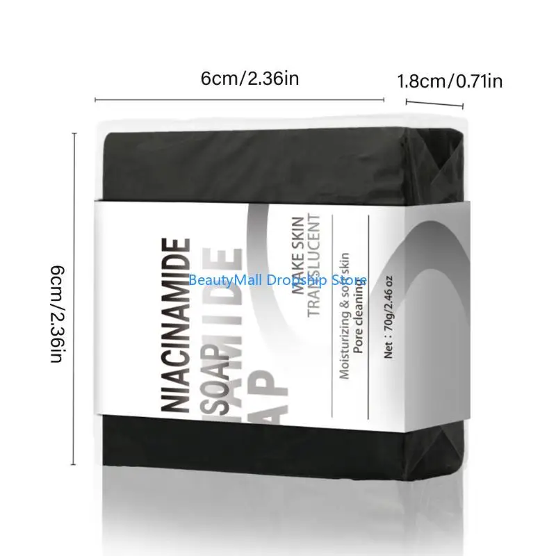 40JD 70 جرام صابون نياسيناميدات صابون عملي مرطب صابون سهل الاستخدام صابون تنظيف عميق للسفر المنزلي