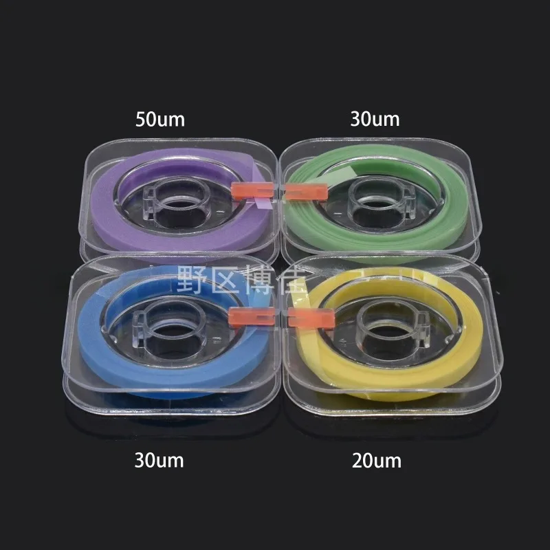 Lab Color Roll Type Polishing Strip, Rough Medium Fine Sand on The Adjacent Surface of The Molar Strip, Grinding Tool 6m/roll s