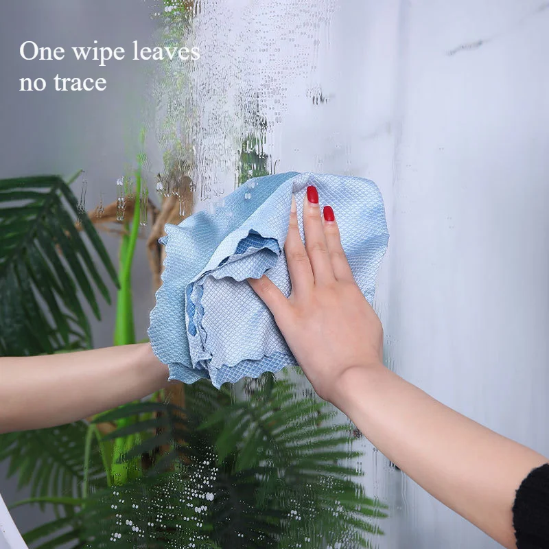 Rags For Cleaning Shiny Wipes Kitchen Rags Lint Free Cleaning Cloth Washable & Highly Absorbent Dish Rags Car Washing