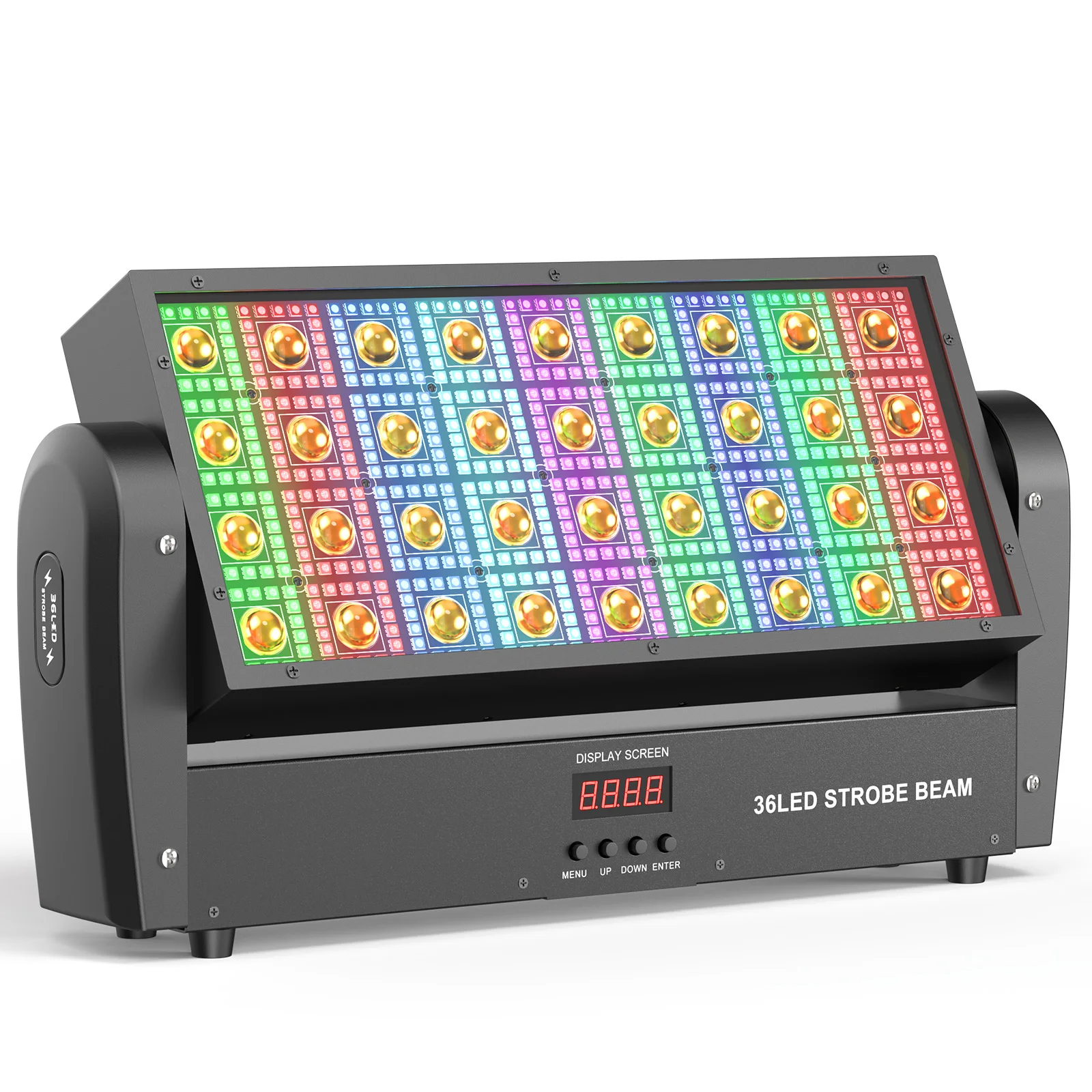 U'King 200W Mni LED Strobe Beam Light DMX RGB 36 LED Wall Wash Light Super Bright DJ Wash Bar Strobe Stage Lighting Effects